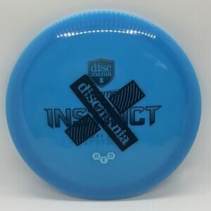NEW Discmania Neo Instinct 173g X-Out Stamp Blue Disc Golf Driver Disc